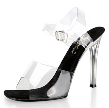 5 Inch Clear Heels Lik Dancewear