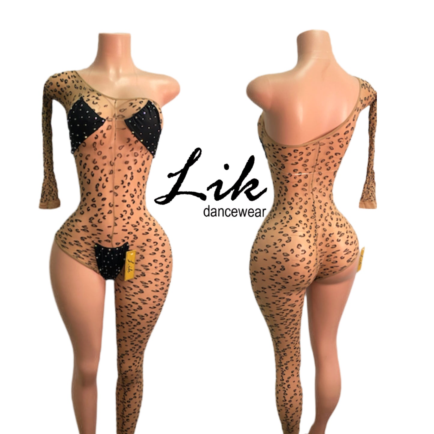 Leopard Print Bodystocking