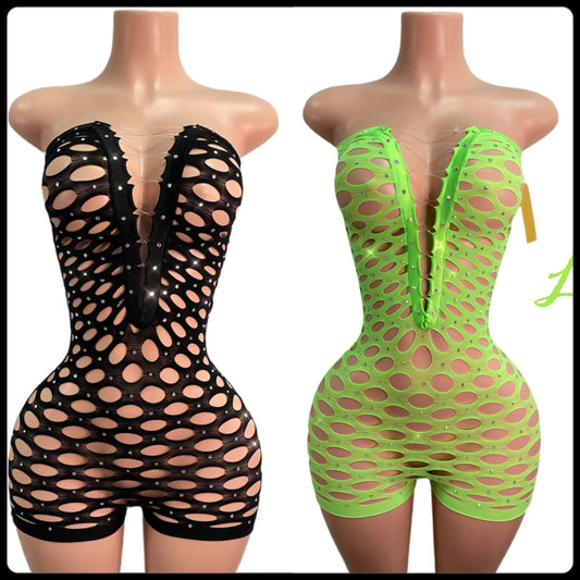 AF Fishnet One Piece