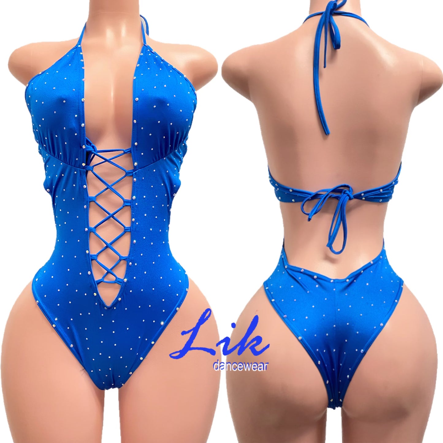 Divinity lace up one piece