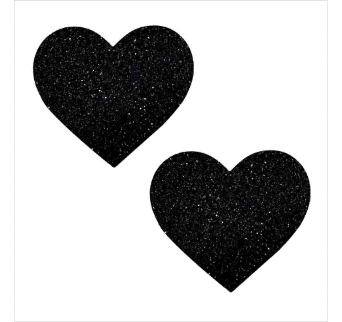 Neva nude Glitter Heart pasties